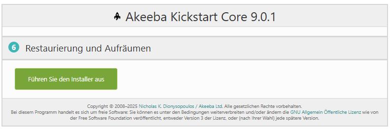 Bild 6   Führend Sie den Installer aus